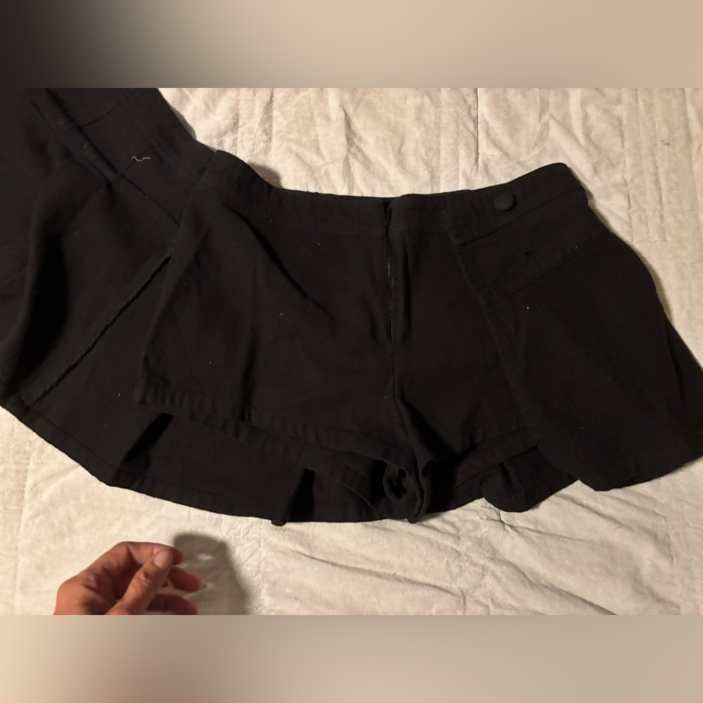 Free People Micro Black Skort - Picture 3 of 4